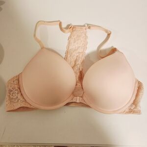 Victoria's Secret Lace Back Bra - Light Pink